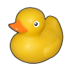 Small yellow rubber duck